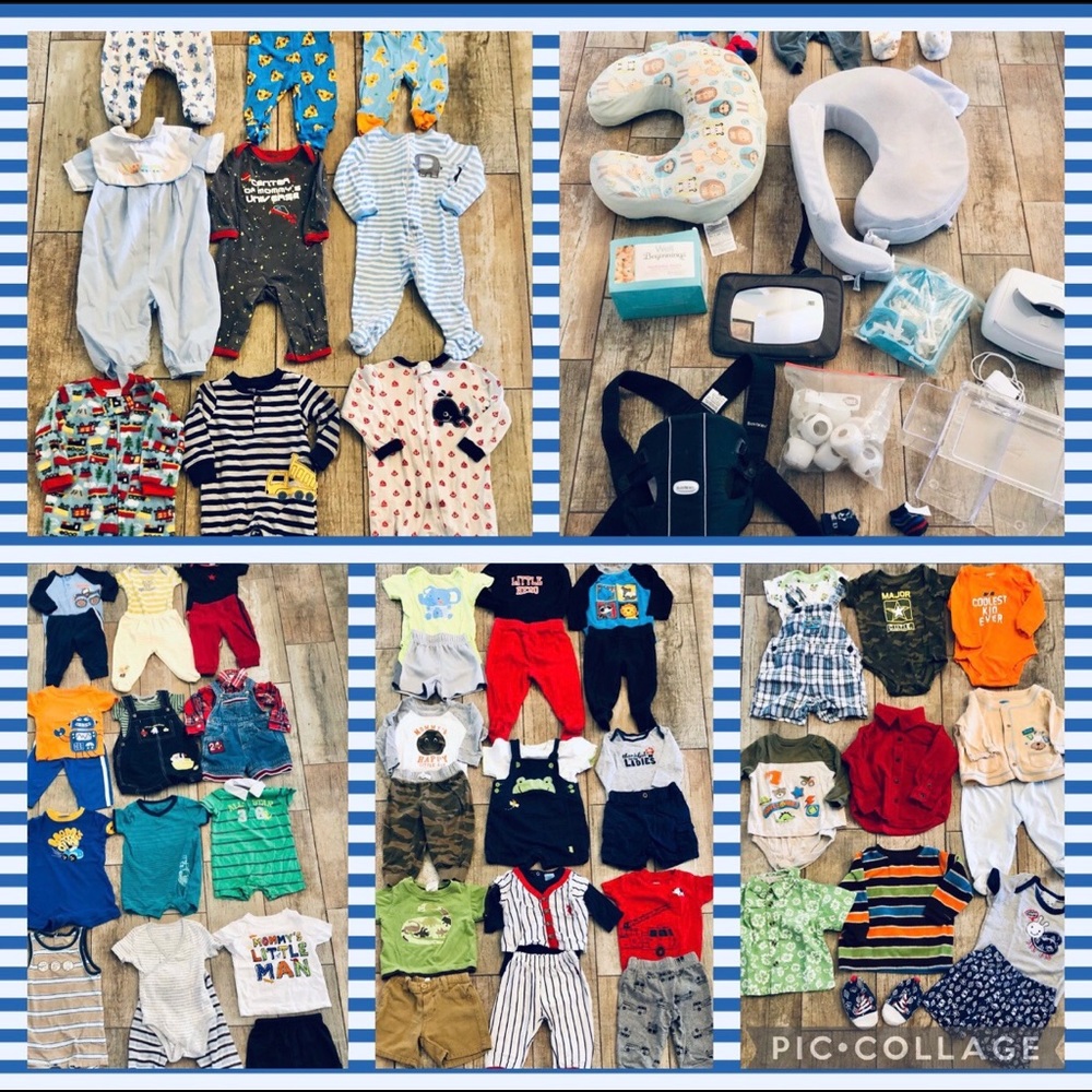 76 Pieces Baby Boy - Bundle - Sell By Lot Only-$50